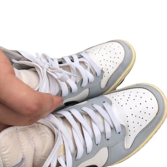 Rare 2013 Nike Dunk Sky High 'Shadow' Wolf Grey Size 7 - Picture 7 of 16